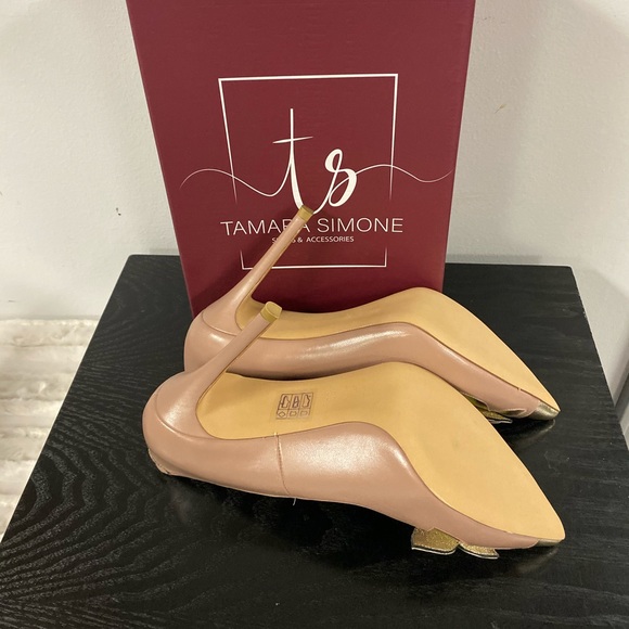 NWT Tamara Simone Genuine Leather Stilettos - Picture 2 of 5